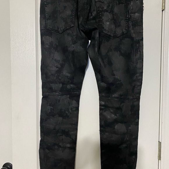 Vidl Los Angeles Phantom Chopper Denim Jeans Black Men’s Size 36 - Picture 4 of 6